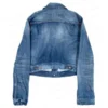 Kelsey Asbille Yellowstone Blue Denim Jacket - Image 2
