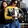 Kendall Jenner Aspen Trip 2023 Leather Jacket - Image 2