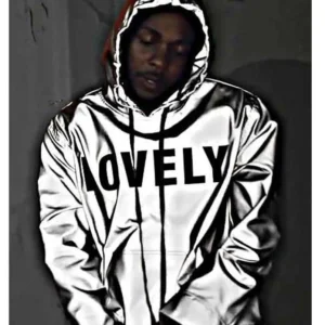 Kendrick Lamar Silver Lovely Hoodie