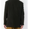 Kevin Costner Yellowstone Brown Corduroy Blazer