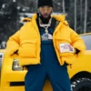 Key Glock Rapper Yellow Puffer Jacket