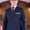 Kingsman-The-Golden-Circle-Eggsy-Navy-Blue-Double-Breasted-Suit-1