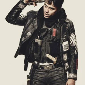 Blood Quantum Lysol Leather Jacket