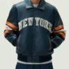 Kith & AVIREX for the New York Knicks Legend Leather Jacket