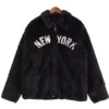 Kith New York Yankees Faux Fur Coaches Jacket