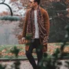 Knives Out Chris Evans Trench Coat