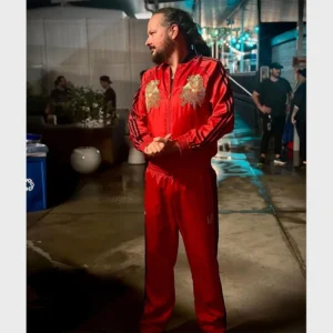 Korn x Adidas Jonathan Davis Red Tracksuit