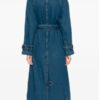 Murder In A Small Town Kristin Kreuk Denim Trench Coat