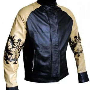 Kung Fury Cobra Bomber Leather Jacket