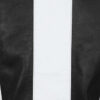 Womens Fashion Designer Leather Jacket Black and White - Image 4