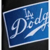 Los Angeles Dodgers Black Out Collection Vintage Logo Full-Snap Varsity Jacket