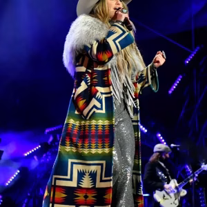 Nashville Big Bash Lainey Wilson Shearling Coat
