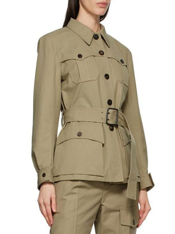 Power Book II Ghost S02 Lauren Baldwin Khaki Jacket - Image 2