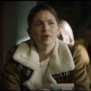 Left Behind Rise of the Antichrist Chloe Shearling Leather Jacket