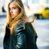 Women’s Casual Black Leather Blazer