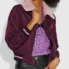 Riverdale S04 Betty Cooper Maroon Bomber Jacket - Image 2