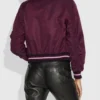 Riverdale S04 Betty Cooper Maroon Bomber Jacket