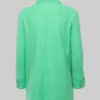 Lily Collins Emily In Paris Green Coat