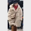 Lily Collins Emily In Paris S04 Shearling Coat