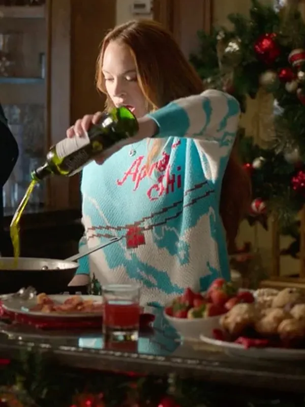 Falling For Christmas Sierra Belmont Apres Ski Sweater - Image 4