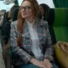 Lindsay Lohan Irish Wish Plaid Jacket