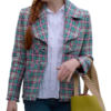 Lindsay Lohan Irish Wish Plaid Jacket
