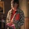 Locke & Key S02 Emilia Jones Leopard Print Jacket