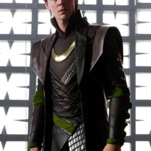 Tom Hiddleston Loki Leather Coat