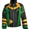 Thor Ragnarok Loki Black Leather Jacket