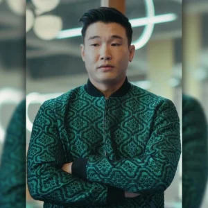 Loot S02 Joel Kim Booster Green Bomber Jacket