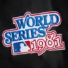 Los Angeles Dodgers Black Out Collection Vintage Logo Full-Snap Varsity Jacket - Image 2