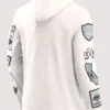 Los Angeles Kings Letterman Hoodie White