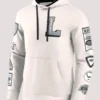 Los Angeles Kings Letterman Hoodie White