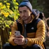 Love Hard Tag Yellow Puffer Jacket