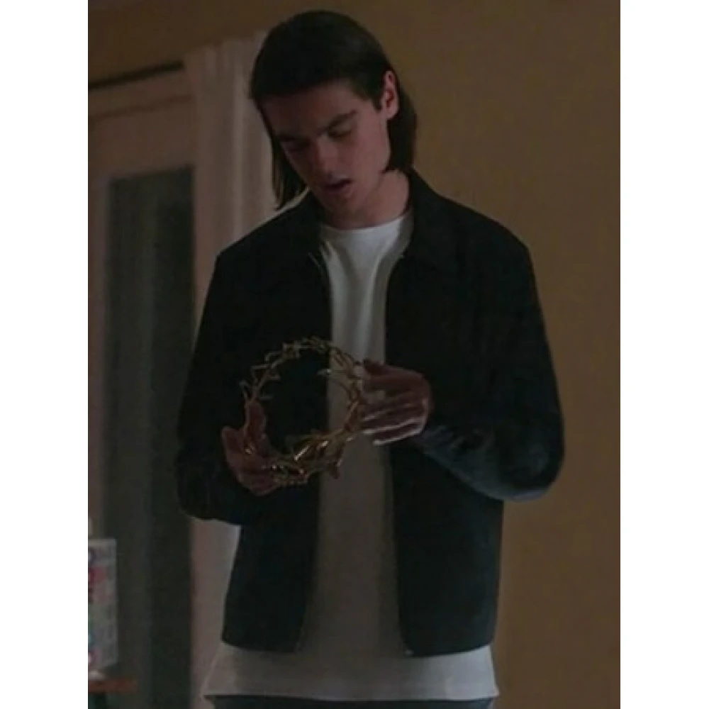 Tv Series Locke and Key Lucas Caravaggio Black Jacket