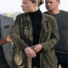 Chloe Decker Lucifer Military Green Jacket