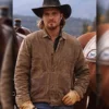 Luke Grimes Yellowstone Brown Leather Jacket