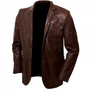 Fletcher The Gentlemen Leather Blazer