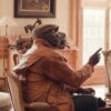 Lupin Omar Sy Brown Leather Jacket