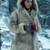 Lyra Belacqua His Dark Materials Leather Shearling Coat