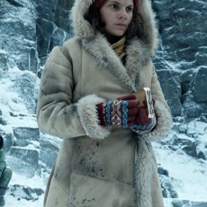 Lyra Belacqua His Dark Materials Leather Shearling Coat