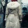 Lyra Belacqua His Dark Materials Leather Shearling Coat