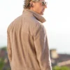 Mens Suede Moto Jacket - Image 3