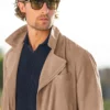 Mens Suede Moto Jacket - Image 2