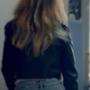 Elevator Game Madison MacIsaac Leather Jacket