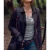 The Walking Dead Maggie Rhee Brown Coat