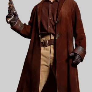 Malcolm Reynolds Firefly Brown Suede Coat