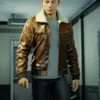 Marvel Spider-Man 2 Peter Parker Brown Leather Jacket