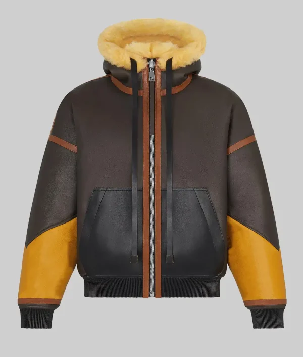 Power Book II Ghost Mary J. Blige Shearling Leather Jacket