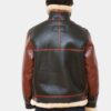 Masters Of The Air Austin Butler Shearling Leather Jacket